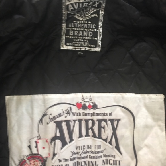 Avirex leather jacket (heavy) - Picture 3 of 3
